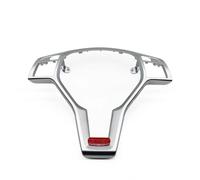 Auto Interno CoPertura Per Telaio Volante Auto Per Mercedes Per Benz Per AMG Style ABCE GLK GLA CLA CLS Classe W176 W246 W204 W212 W156 W117(Silver-Red)