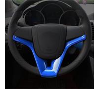 Auto interno Coprivolante Cromato Per Chevy Per Cruze Berlina Hatchback 2009-2014 Auto Interni Accessori(Paint blue)