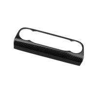 Auto interno Cornice Copertura Pulsanti Dell'interruttore Climatizzatore Per Ford Per Focus 2019-2021 MK4 ST-LINE Accessori Auto Adesivo Trim(Carbone nero)