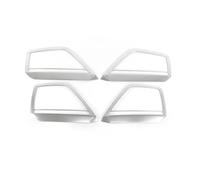 Auto interno Cornice Decorativa Altoparlante Stereo Portiera Auto Per A6 C8 2019-2022 Accessori Interni Interna Trim Strips(Argento)
