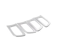 Auto interno Cornice Per Koleos Per Samsung Per QM6 2017-2020 Maniglia Interna Porta Telaio Maniglia Interna Rivestimento Interno Acciaio Inossidabile(Matte Sliver)