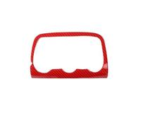 Auto interno Cornice Per TT 2008-2014, Cornice Decorativa Per Pannello Climatizzatore Auto, Modanatura Per Interni Accessorio Per Lo Styling(Fiber Red appearance)