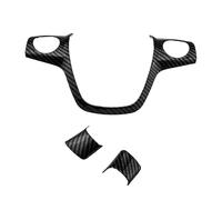 Auto interno Decorative Per Ford Per C-MAX 2011-2017 Adesivo per rivestimento del volante dell'auto Accessori Interni Auto(3Pcs Carbon Fiber)