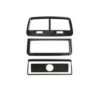 Auto interno Interno Per A6 C8 2019-2022, Pannello Di Rivestimento Per Accendisigari, Cornice Decorativa Per Presa D'aria Posteriore In Acciaio Inox(Black)