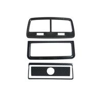 Auto interno Interno Per A6 C8 2019-2022, Pannello Di Rivestimento Per Accendisigari, Cornice Decorativa Per Presa D'aria Posteriore In Acciaio Inox(Carbon Fiber Color)