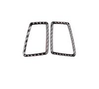 Auto interno Interno Per BMW Per Serie 3 E90 E92 E93 2005-2012 Adesivi Per Bocchette Di Ventilazione Laterali Per Auto In Fibra Di Carbonio(For LHD)
