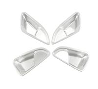 Auto interno Interno Per Buick Per Encore 2012-2016 ABS Argento Cruscotto Anteriore Piccola Presa D'aria Condizionata Copertura Rivestimento 2 Pezzi(Inner Door Bowl)