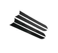 Auto interno Per A4 B8 A5 2009-2016 4 Pezzi Accessori Auto Strisce Decorative Pannelli Porta E Finestrini Interna Trim Strips(Fibra di carbonio)