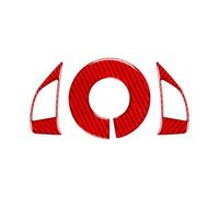 Auto interno Per Fiat 500 2012-2015 Coprivolante Decorativo Accessori Interni Auto Auto Interni Accessori(Red Carbon Fiber)