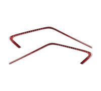 Auto Interno Strisce Decorative Per Pannelli Porta Adesivi Per Auto In Fibra Di Carbonio Per 718 982 Per Cayman Gt4 Per Boxster Gts 2016-2022 Accessori Interni(Rosso)
