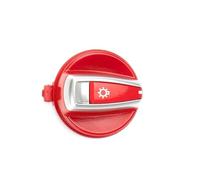 Auto interruttore fari Compatibile Con Bmw Per E84 X1 2009 2010 2011 2012 2013 2014 2015 Auto Faro Anteriore Interruttore Faro Manopola Controller Cap 61316932794(Red)