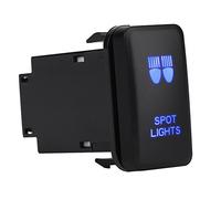 Auto interruttore on-off interruttore luce LED, Keenso 12 V LED blu auto auto ON off interruttore a levetta