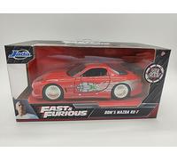 AUTO JADA TOYS FAST AND FURIOUS DOM'S MAZDA RX-7 1:32 NUOVA SCATOLA