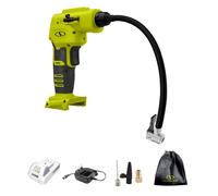 Auto Joe 24V-AJC-LTE - Kit compressore d'aria portatile senza fili IONMAX da 24 Volt con batteria da 2,0 Ah, caricabatterie, custodia e adattatori per ugelli