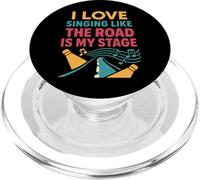 Auto Karaoke Cantare In Auto Viaggio Su Strada Musica Regalo PopSockets PopGrip per MagSafe