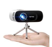 【Auto Keystone】Mini Proiettore Portatile Supporta 1080P Full HD, Videoproiettore Bluetooth WiFi, 20000 Lumen, TOPTRO Proiettore Da Esterno Per IOS/Android/HDMI/TV Stick/PS5/USB(Treppiede Incluso)