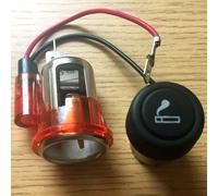 Auto Kit Accendisigari 12V 20mm + Presa ROSSO Universal