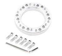 Auto Kit Distanziale per Piastra Adattatore per Mozzo Volante 13 Mm 24 Fori(Argento)
