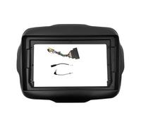 Auto Kit Mascherina Autoradio 2DIN Da 9 Pollici Con Cablaggio Adattatore Per Cavo Alimentazione Canbus Per Jeep Per Renegade 2014-2021 Telaio Autoradio(Frame Cable Canbus)