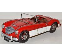 Auto Lamiera Nostalgia Modellino Oldtimer Austin Healey Cabrio Sportive L 28 CM