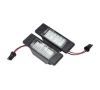 Auto Lampada Targa Per Nissan Per Qashqai Per X-Trail Per Juke Per Primera 2 Pezzi Per Auto 18 LED Luci Targa In Plastica Luminoso Numero Luce