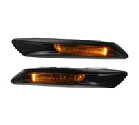 Auto Lato Indicatore Svolta Segnale Ambra Luce per BMW 528i F10 Nero