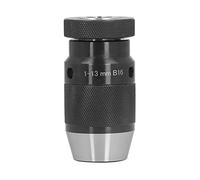 Auto - Locking Drill Chuck 1-13mm | 40Cr Steel B16 Tap Clamping Tool | High Grip Electric Drill Accessories for Bench/Hand Drills | T - Shaped Teeth Design, 30% Extended Use