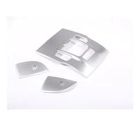 Auto Luce di Lettura Pannello Trim Cover Frame Stickers per Maserati Levante Quattroporte 2013 2014 2015 2016 2017-2019,Lampada da Lettura sul Tetto Cornice Decorazione,Silver