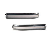 Auto Luce Di Posizione Laterale Per Ford Per F 150 2010-14 Per SVT Per Raptor 2pc Dinamico Sequenziale Lampeggia Flusso Specchio Laterale Disabilita Indicatore Montaggio(Clear Dynamic Amber3)