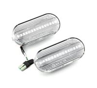 Auto Luce Di Posizione Laterale Per VW Per Golf 3 4 MK3 MK4 Per Passat 3BG Per Polo 6N 9N Per Bora Per 2PCS Dinamico Indicatore Laterale Disabilita Luce Di Segnale(Crystal white)
