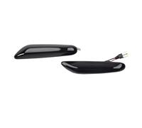 Auto Luce Di Posizione Laterale Per X3 Per E46 E60 E61 E90 E91 E81 E87 E82 E88 E83 E84 E92 E93 Una Coppia Dinamica Che Scorre Indicatori Direzione Indicatore Laterale(Dynamic Smoked)
