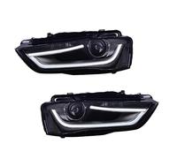 Auto Luci Anteriori Compatibile for Audi A4 2013 2014 2015 2016 A4L S4 B8 Faro Aggiornamento Alta Configurare Fari Montaggio Plug And Play