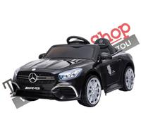 Auto Macchina Elettrica Mercedes SL63 AMG 12V Luci Suoni Led - Nero