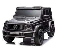 Auto Macchina Elettrica per Bambini 2 Posti Mercedes AMG G63 Extreme 24V 4 Motori con Telecomando Sedile in Pelle Ruote in Gomma Full Optional Grigio