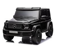 Auto Macchina Elettrica per Bambini 2 Posti Mercedes AMG G63 Extreme 24V 4 Motori con Telecomando Sedile in Pelle Ruote in Gomma Full Optional (Nero)