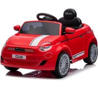 Auto Macchina Elettrica per Bambini Nuova Fiat 500e 12V con Telecomando e Cintur