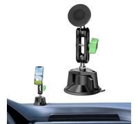 Auto Magnetic Cell Phone Holder - Vacuum Magnetic Suction Cup, Car Dashboard Mobile Mount | Flexible Navigation Support with Strong Adjustable Magnetics Grip for SUV Truck Vehicle Smartphones Travel