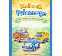 Auto-Malbuch für Kinder von 3 bis 5 Jahren