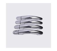 Auto Maniglia Esterna Lato Per SEAT Per Ibiza 6J Mk4 6L Mk3 FR Per Cupra 2004-2016 Accessori Stile Adesivi Copri Maniglie Portiere Auto Cromate Nere Lucide(Chrome B)
