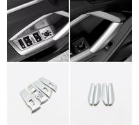 Auto Maniglia Porta Destra /Adatto for Audi Q3 F3 2019-2023 LHD Accessori interni Maniglia porta auto lato interno Coperchio alzacristallo Interruttore regolatore finestrino maniglie interne per porti
