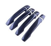 Auto Maniglie Esterne Porte Per Subaru Forester 2009-2013 1 Set Esterno Maniglia Porta Automobile Copertura Trim Cap Frame Fit In Fibra Carbonio Stile Nero ABS