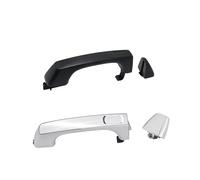 Auto Maniglie Per 06-10 Per Hummer Per H3 Nero Cromato Anteriore Posteriore Sinistro Destro Esterno Maniglia Porta Esterna Veicolo Maniglia Porta(Chrome Silver)