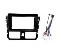 Auto Mascherina Autoradio Da 9/10,1 Pollici Per Toyota Per Yaris Per Vios 2013 2014 2015 2016 Kit Di Montaggio Per Pannello Lettore DVD 2DIN Telaio Autoradio(With cable-9inch)