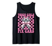 Auto Meccanico Ragazza Garage Chiave Mamma Duro Ragazze Fix Cars Canotta