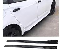 Auto Minigonne Laterali per BMW series 1, 2, 3, E81, E82, F20, E87, E88, F46, F45, F23, F22 - Anti-Collisione Gonne Laterali Auto Side Skirt Rocker Splitters, A/Glossyblack