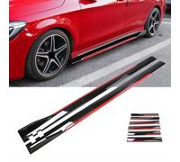 Auto Minigonne Laterali per Opel Corsa F Corsa-e MJ22 Corsa Edition 2019-2022,Minigonne Laterali Per Auto Estensione Pannelli Sottoporta Alettoni Laterali per Auto Rocker Splitter Lip Spoiler