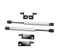 Auto Molla A Gas Cofano Anteriore Per Ford Per Focus MK4 2018-2024 Cofano Anteriore Modifica A Gas Aste Supporto Sollevamento Molle In Fibra Carbonio Ammortizzatore(Silver carbon fiber)