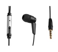 Linea Essentials, Auricolare stereo con microfono - 120 cm - Nero