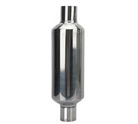 Auto Muffler, Exhaust System Muffler Pipe, Compact Heavy Duty Engine Noise Reduction Automotive Replacement Parts, Quiet Driving Racing Pipes for Trucks and Cars, Easy to Install