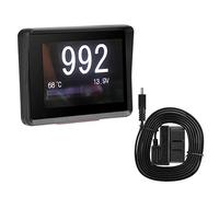 Auto multifunzione OBD Smart Meter Allarme Codice guasto Velocità Indicatore temperatura acqua Misuratore di velocità digitale Tensione Supporto display HUD Veicoli OBD2/OBDII